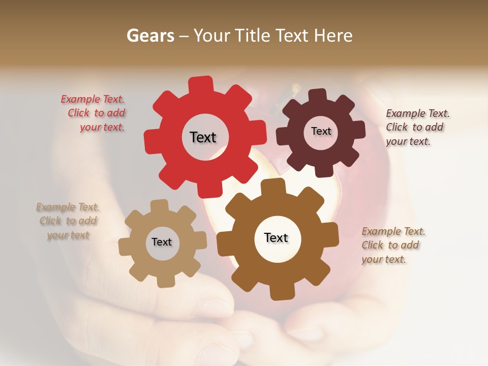 Food Fruit Card PowerPoint Template