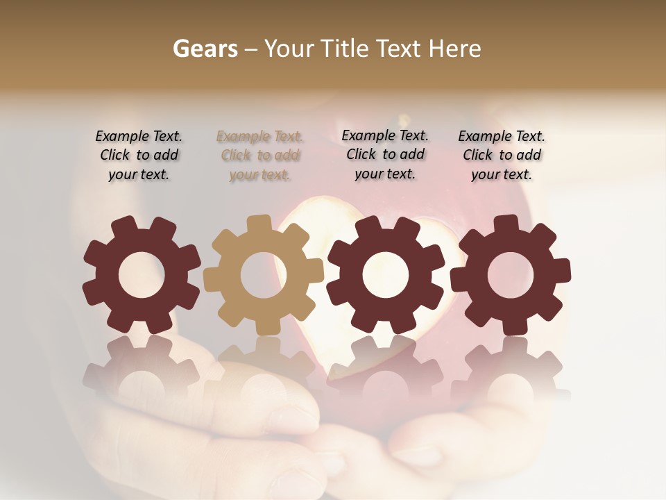 Food Fruit Card PowerPoint Template