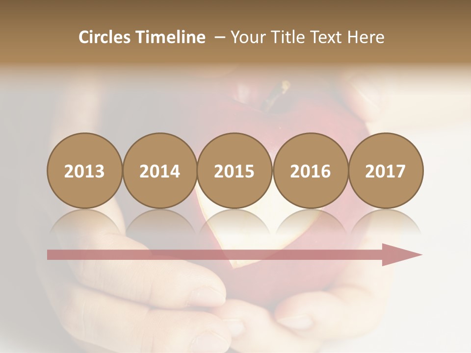 Food Fruit Card PowerPoint Template