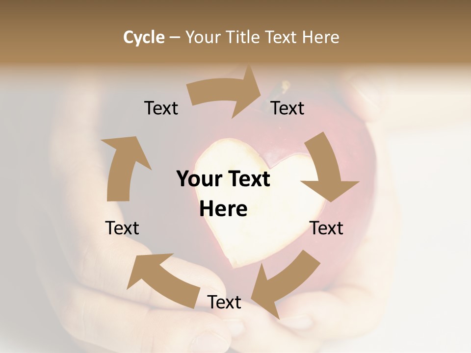 Food Fruit Card PowerPoint Template