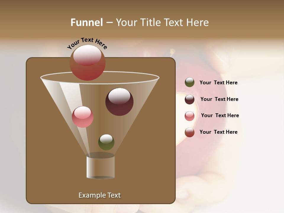 Food Fruit Card PowerPoint Template