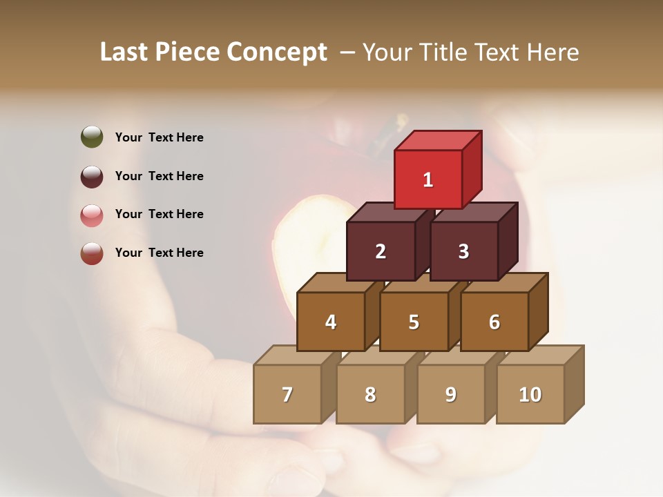 Food Fruit Card PowerPoint Template