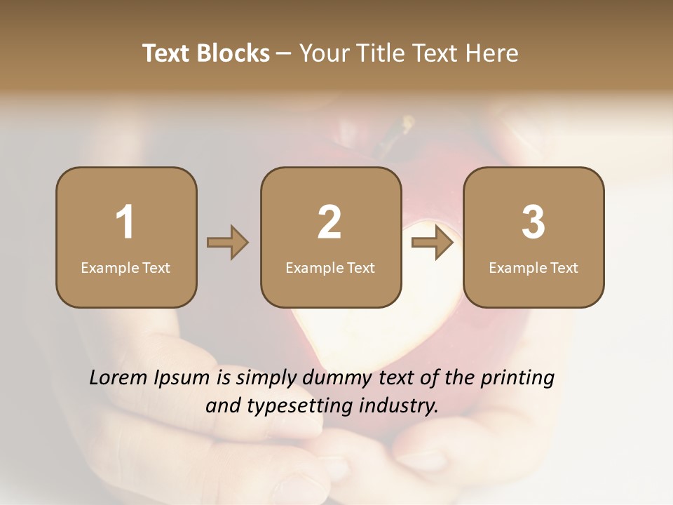 Food Fruit Card PowerPoint Template