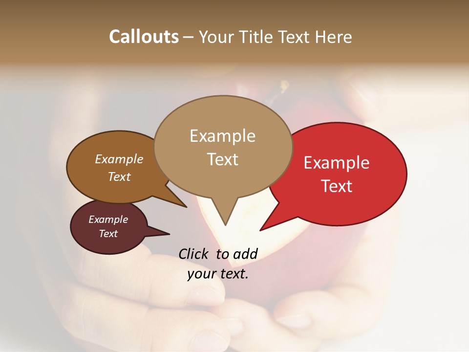 Food Fruit Card PowerPoint Template