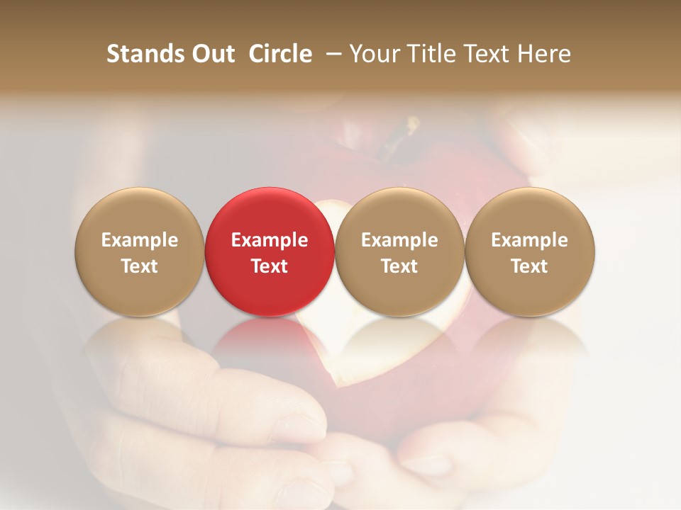 Food Fruit Card PowerPoint Template