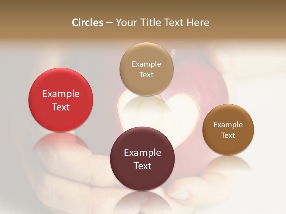 Food Fruit Card PowerPoint Template