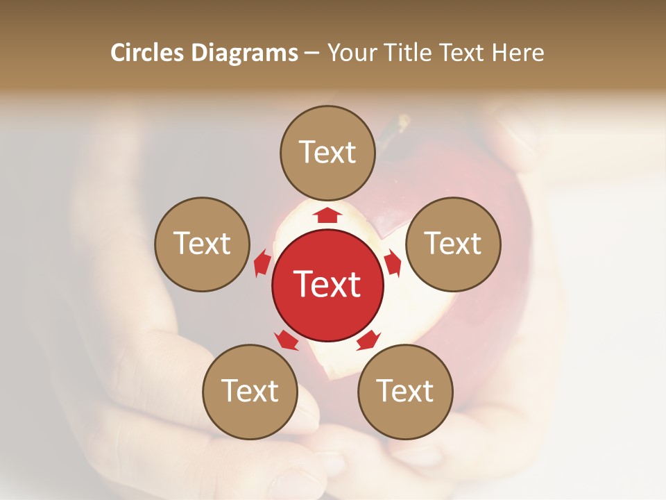 Food Fruit Card PowerPoint Template