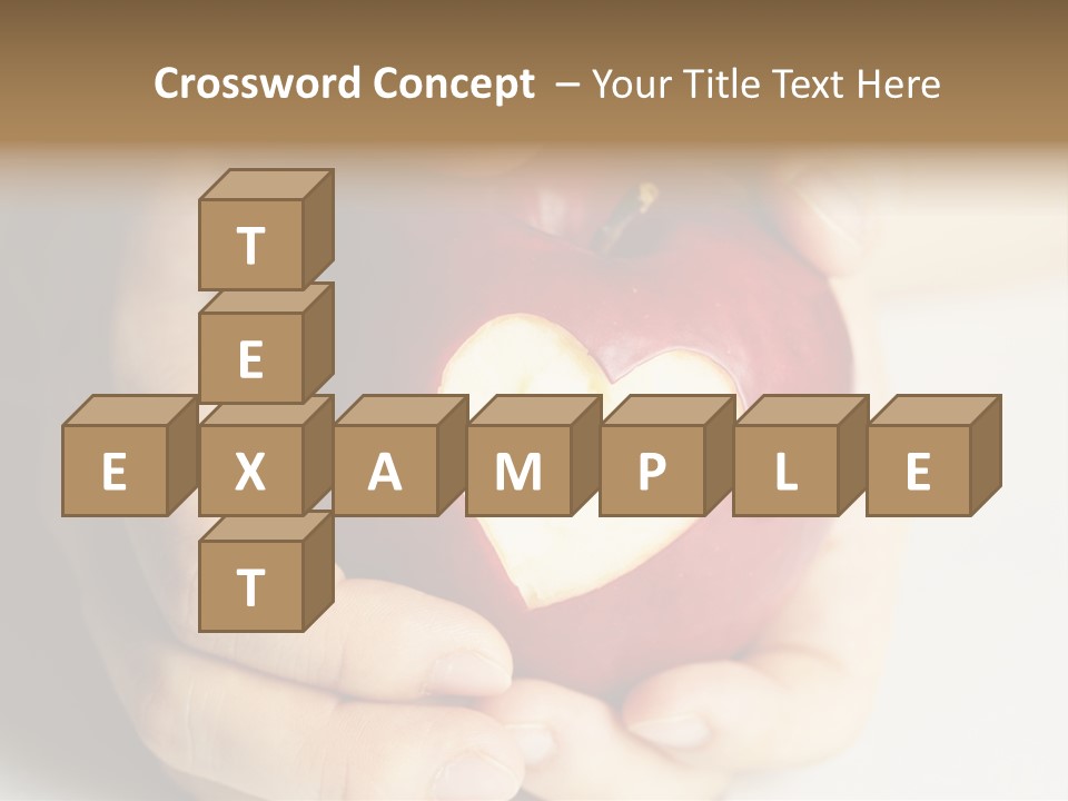 Food Fruit Card PowerPoint Template