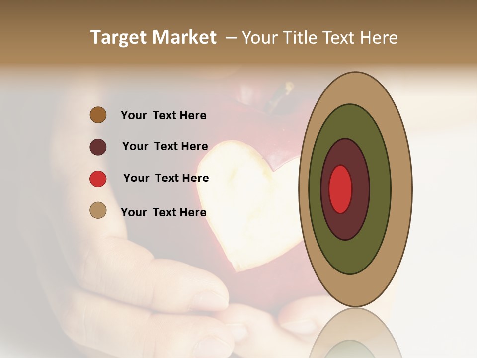 Food Fruit Card PowerPoint Template