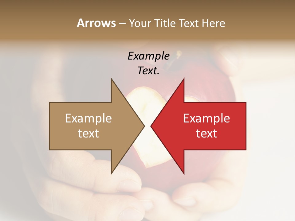 Food Fruit Card PowerPoint Template