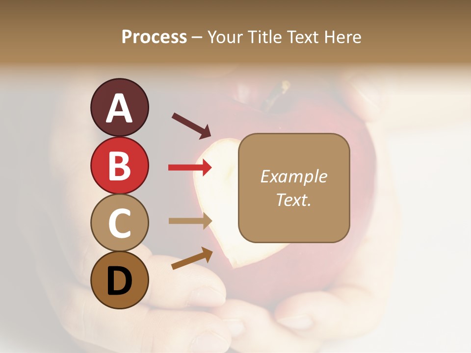 Food Fruit Card PowerPoint Template