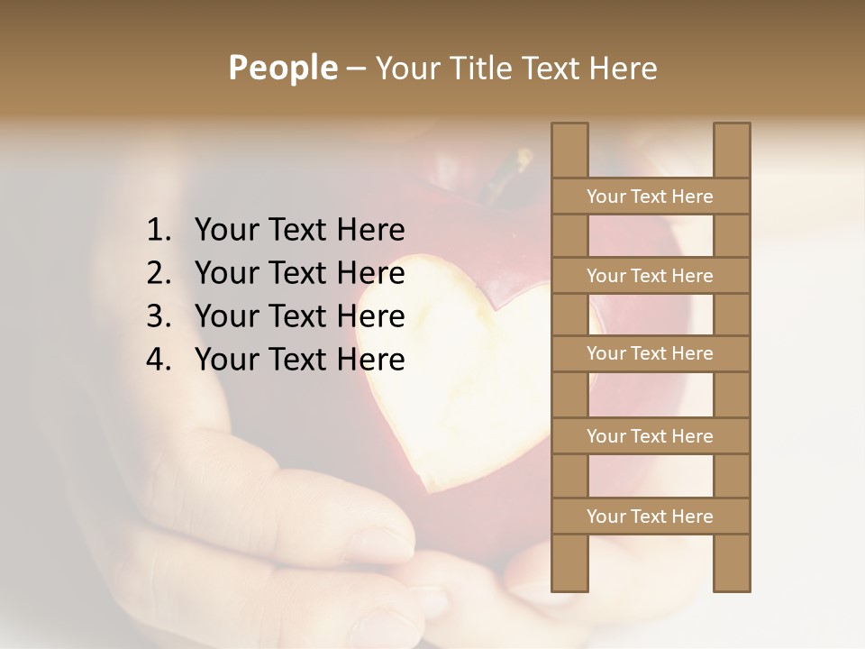 Food Fruit Card PowerPoint Template