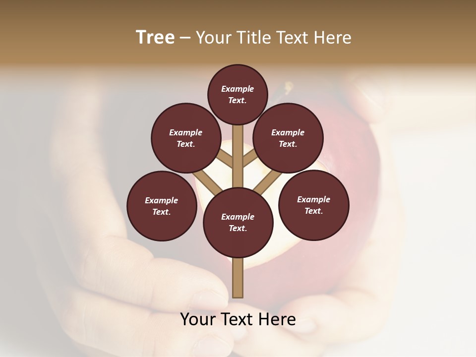 Food Fruit Card PowerPoint Template