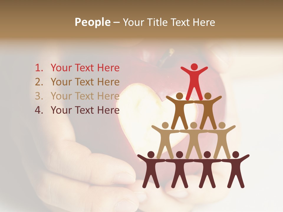 Food Fruit Card PowerPoint Template