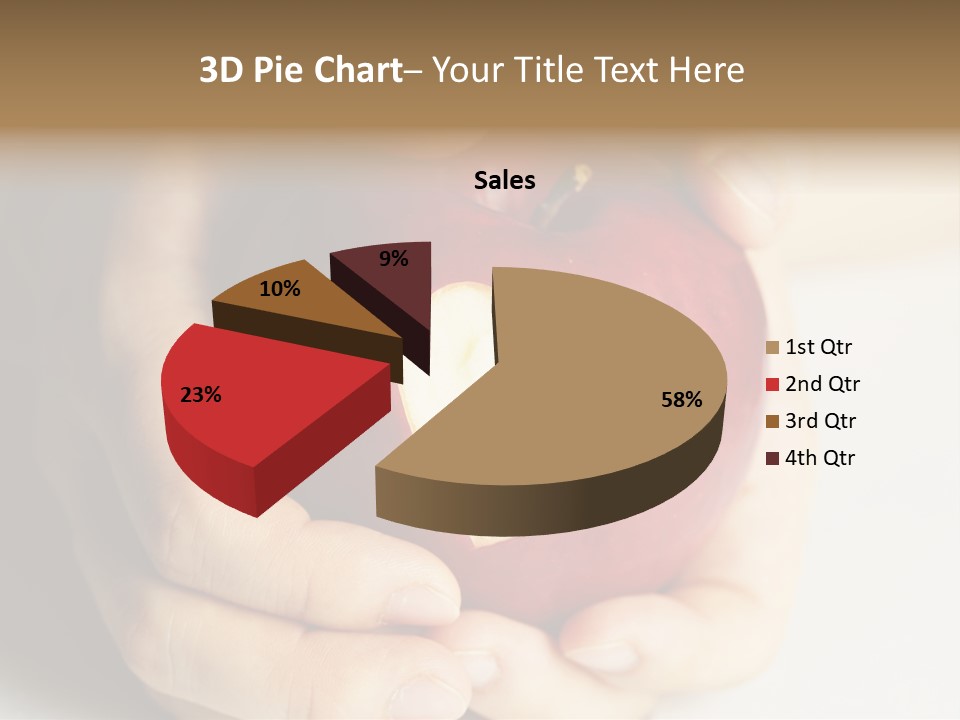 Food Fruit Card PowerPoint Template