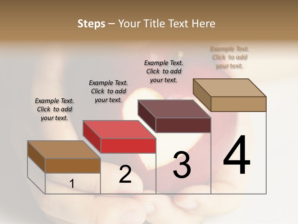 Food Fruit Card PowerPoint Template