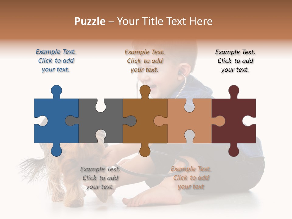 Friendship Pedigree Healthy PowerPoint Template