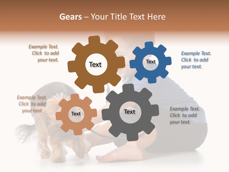 Friendship Pedigree Healthy PowerPoint Template