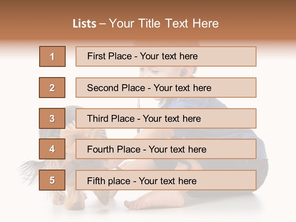 Friendship Pedigree Healthy PowerPoint Template