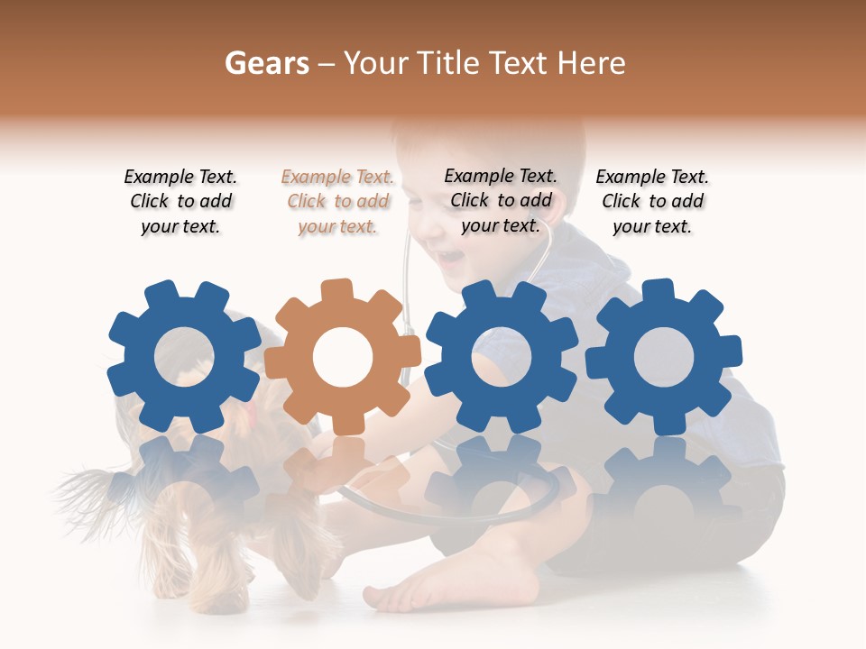 Friendship Pedigree Healthy PowerPoint Template