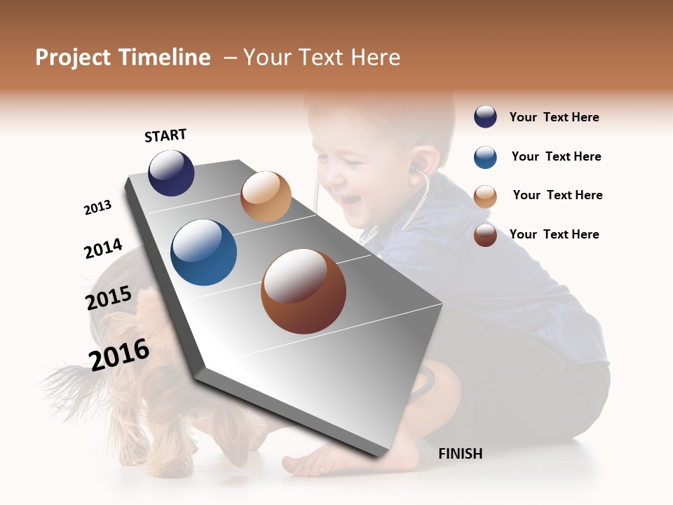 Friendship Pedigree Healthy PowerPoint Template