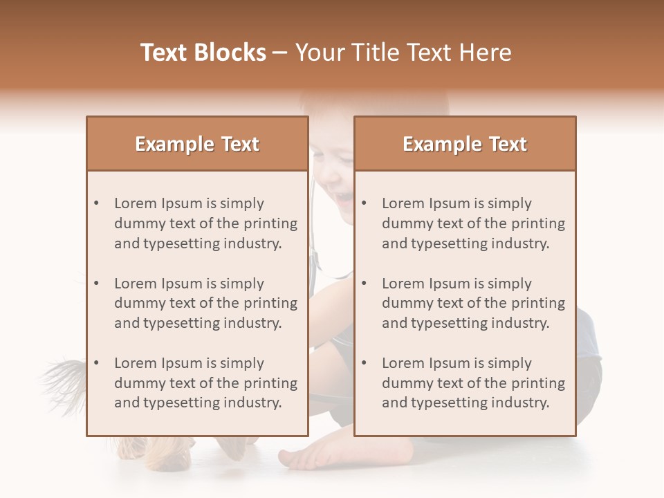 Friendship Pedigree Healthy PowerPoint Template