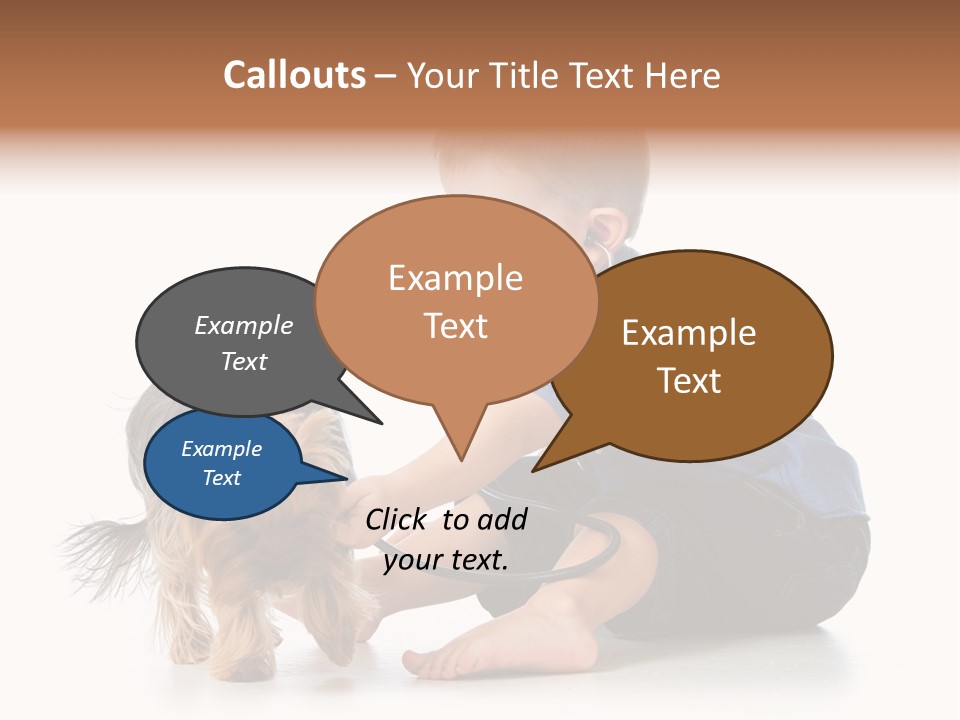 Friendship Pedigree Healthy PowerPoint Template