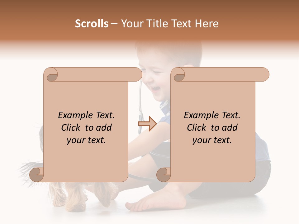 Friendship Pedigree Healthy PowerPoint Template