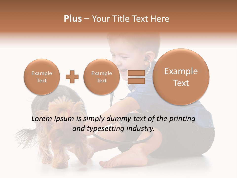 Friendship Pedigree Healthy PowerPoint Template