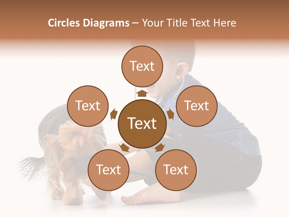 Friendship Pedigree Healthy PowerPoint Template