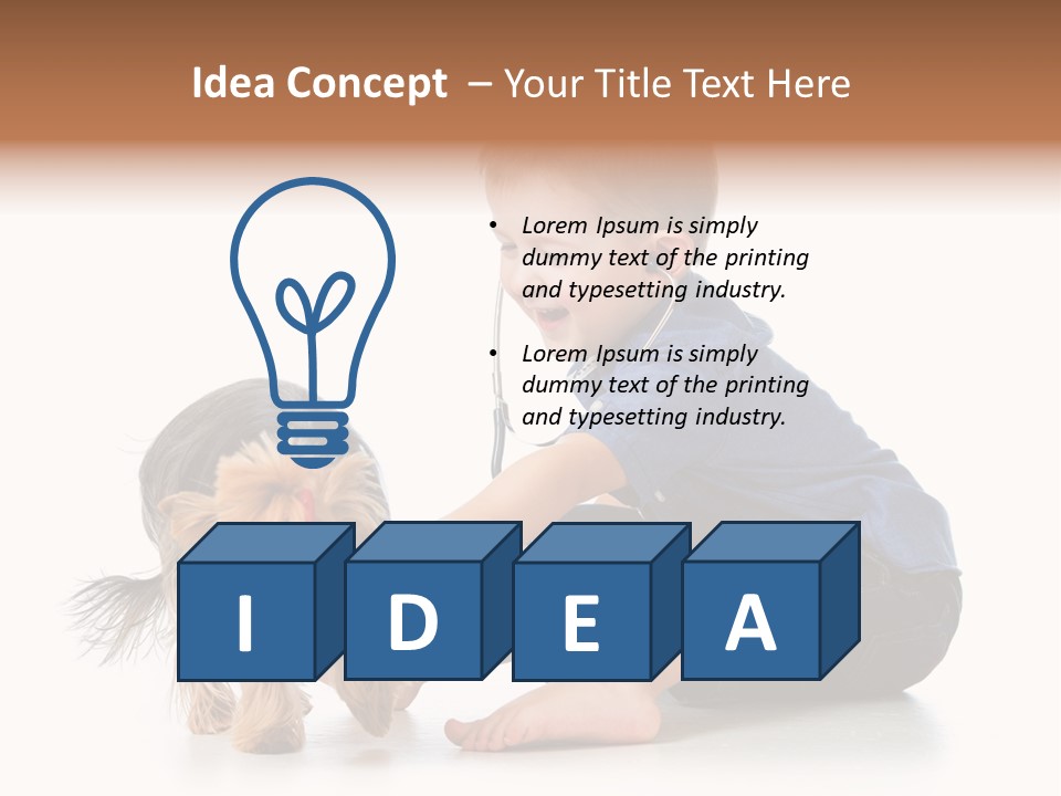 Friendship Pedigree Healthy PowerPoint Template