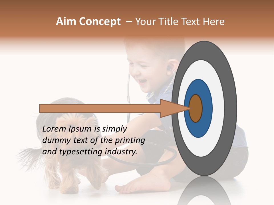 Friendship Pedigree Healthy PowerPoint Template