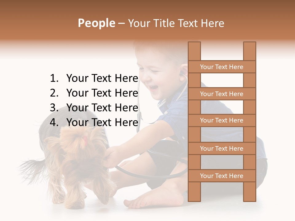 Friendship Pedigree Healthy PowerPoint Template