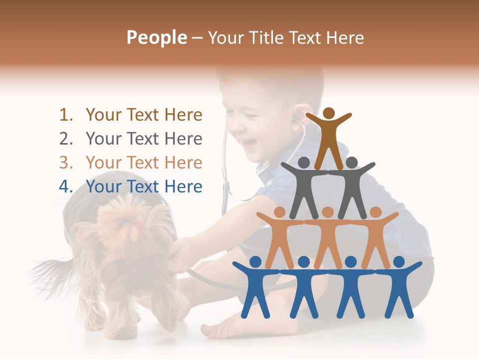 Friendship Pedigree Healthy PowerPoint Template