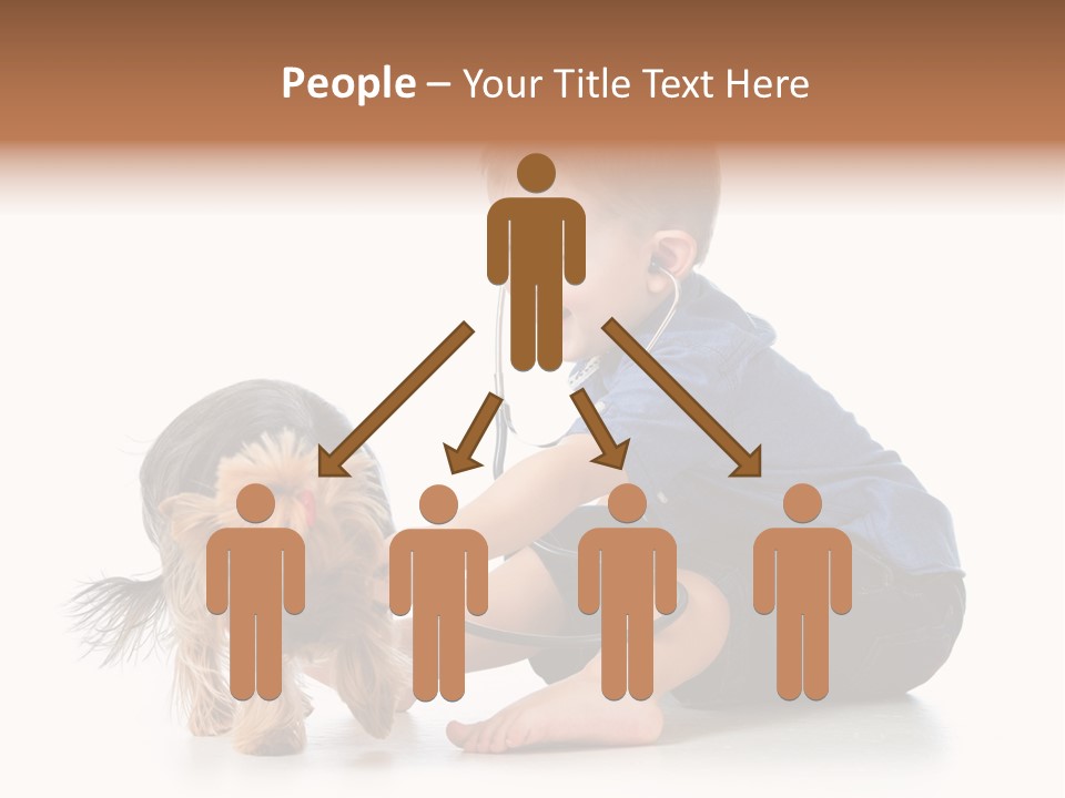 Friendship Pedigree Healthy PowerPoint Template