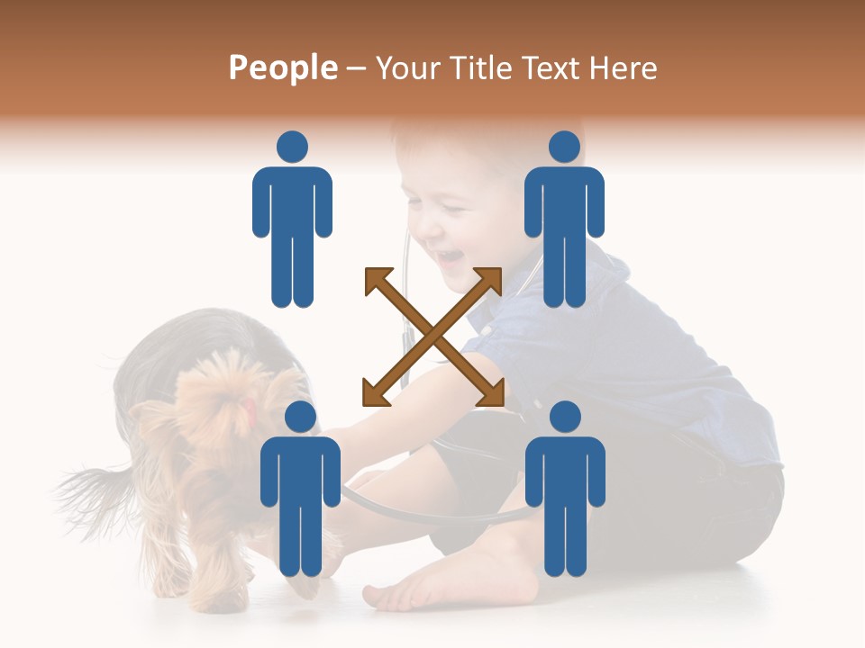 Friendship Pedigree Healthy PowerPoint Template