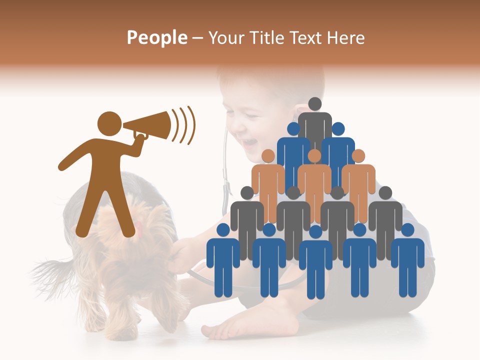 Friendship Pedigree Healthy PowerPoint Template