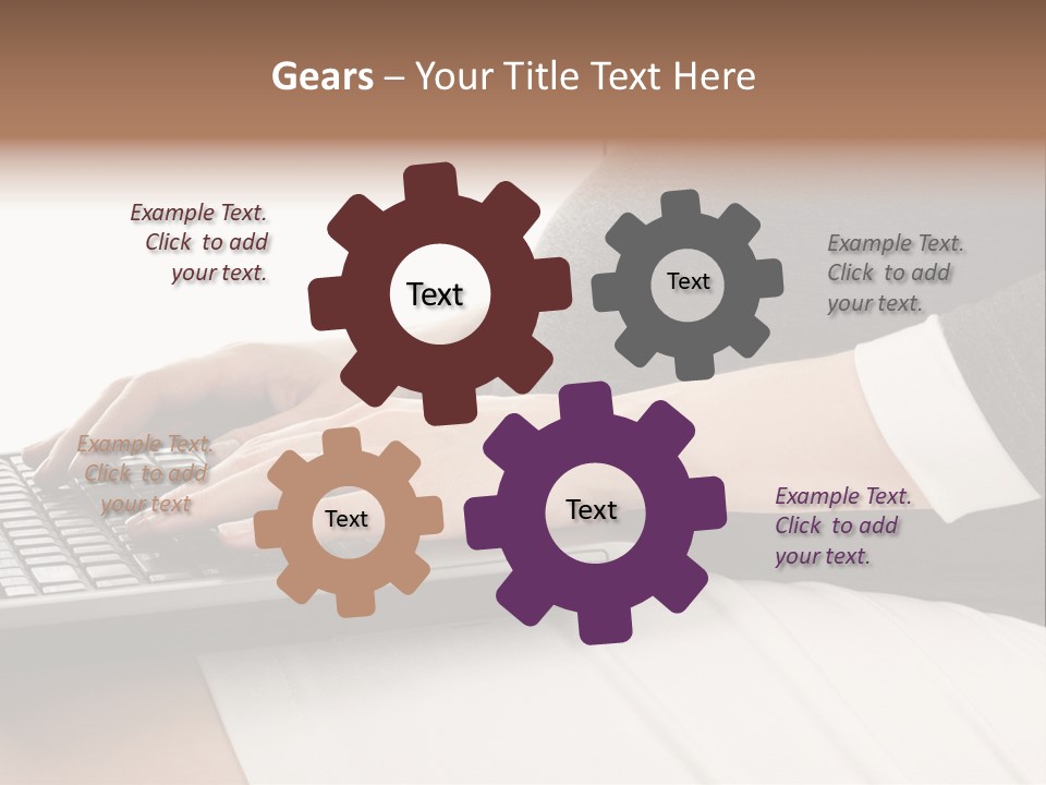Operator Communication Mother PowerPoint Template