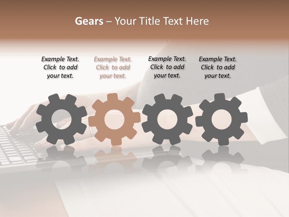 Operator Communication Mother PowerPoint Template