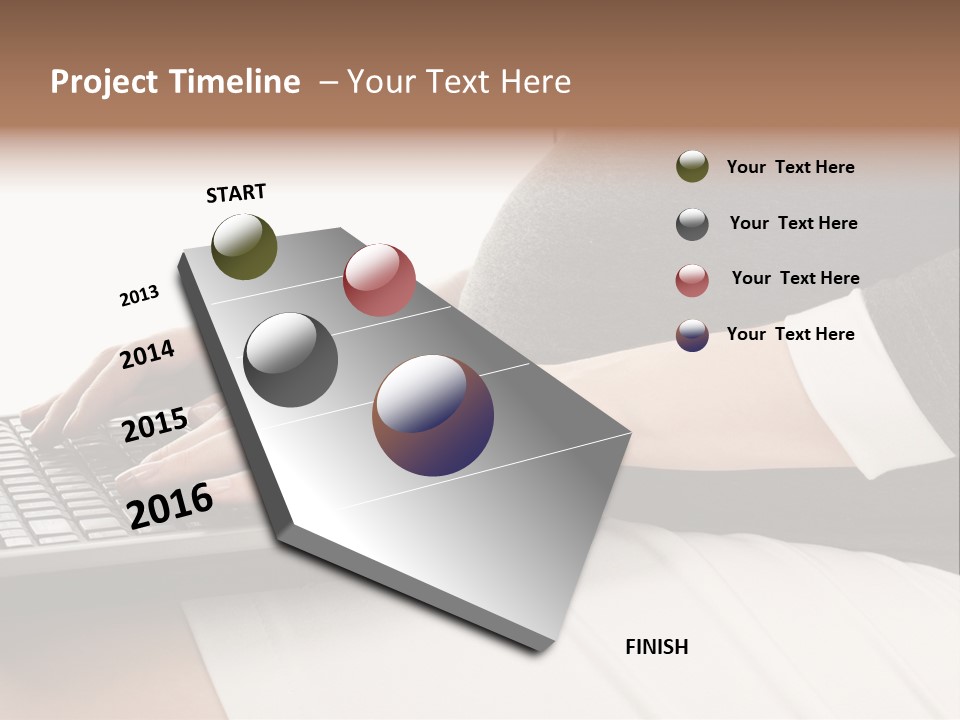 Operator Communication Mother PowerPoint Template
