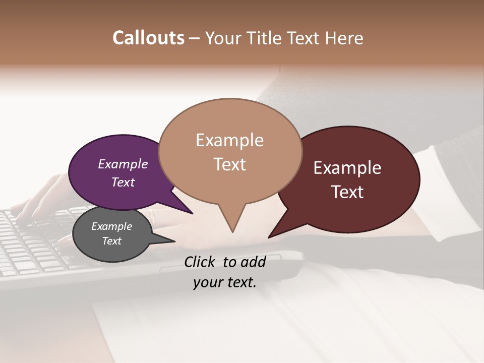 Operator Communication Mother PowerPoint Template