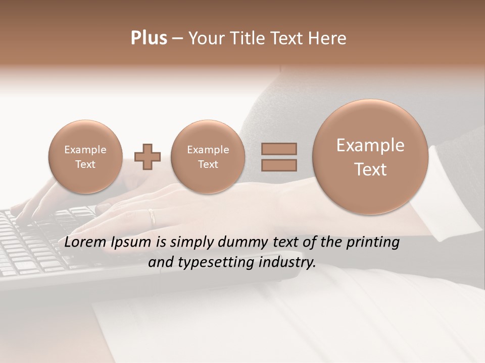 Operator Communication Mother PowerPoint Template