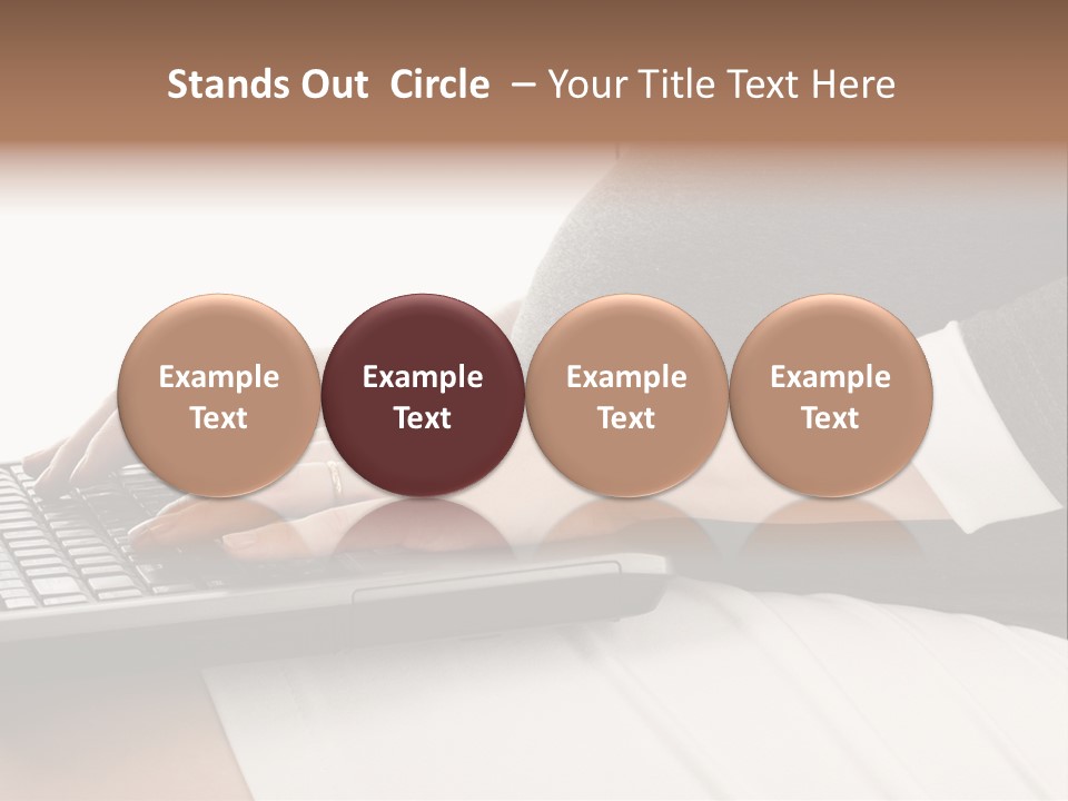 Operator Communication Mother PowerPoint Template