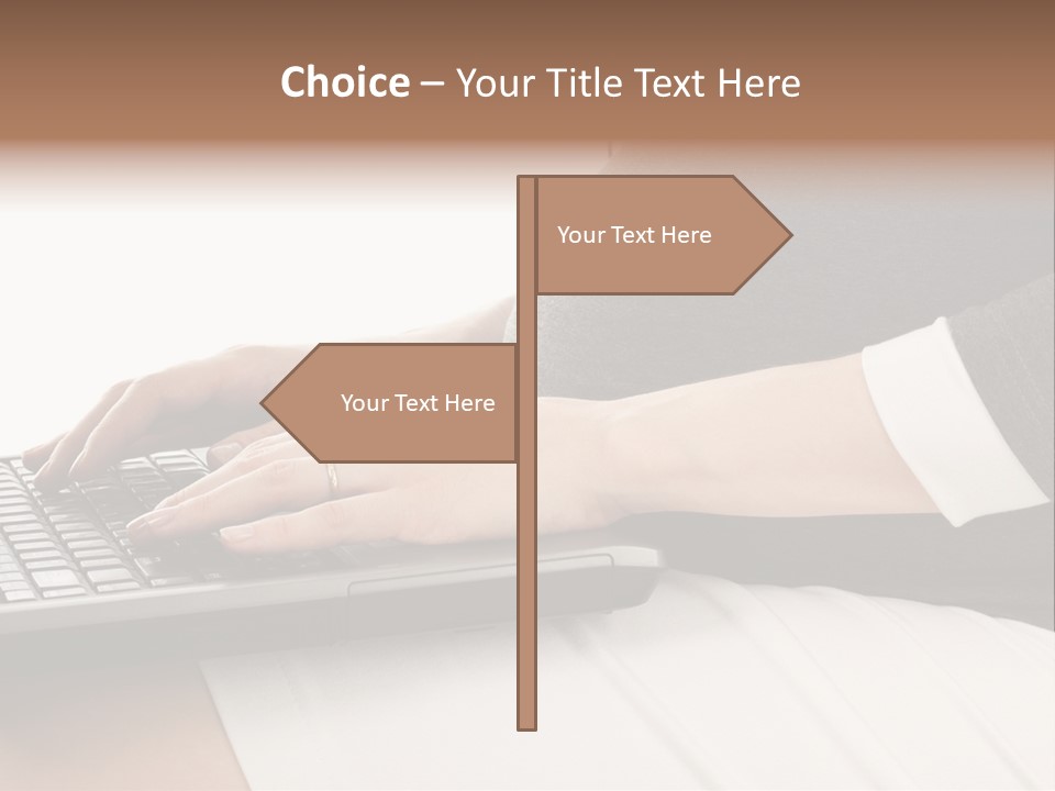 Operator Communication Mother PowerPoint Template