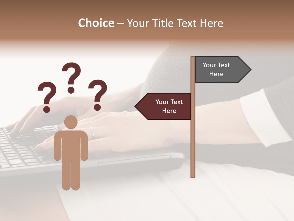 Operator Communication Mother PowerPoint Template