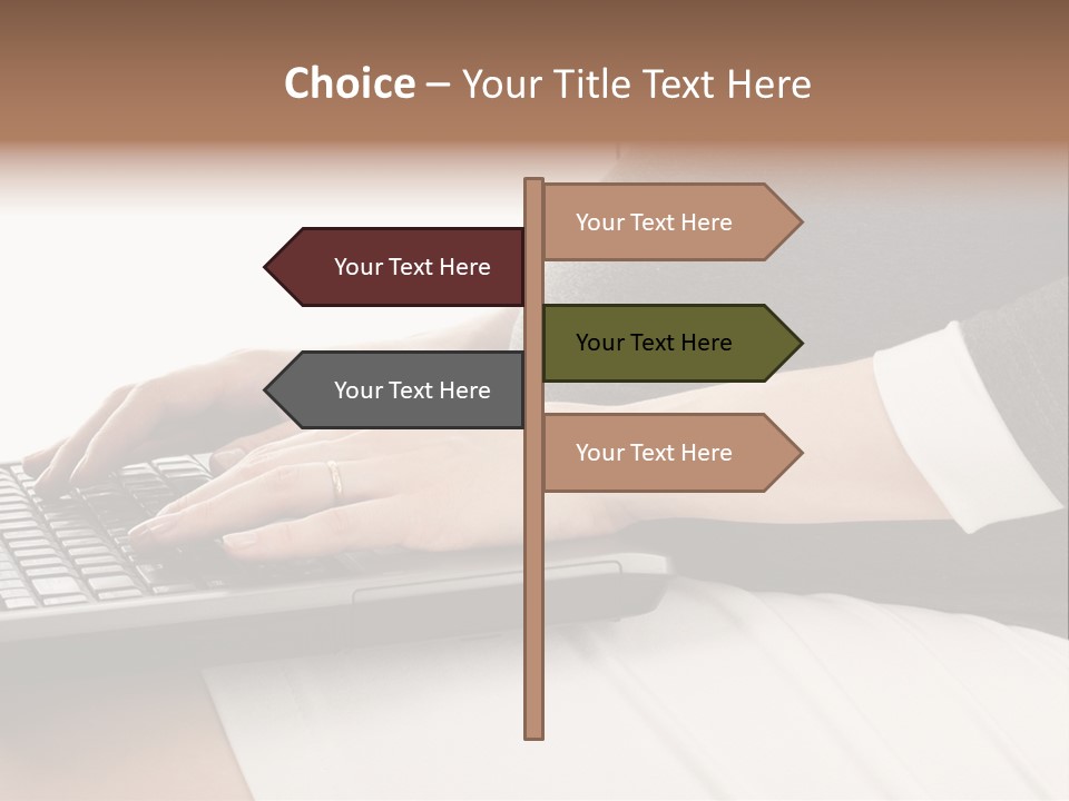 Operator Communication Mother PowerPoint Template