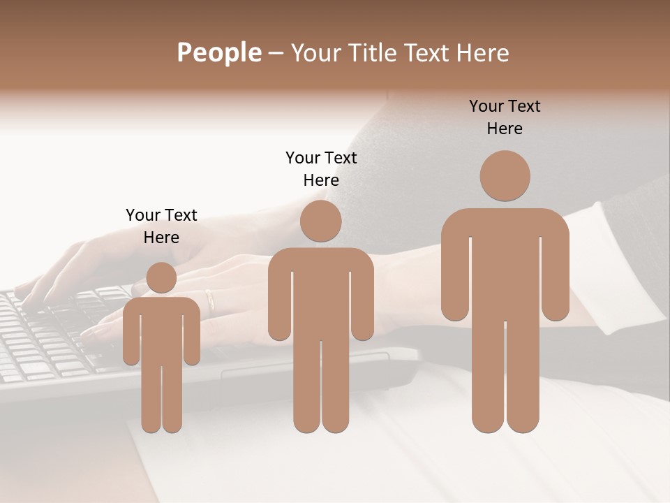 Operator Communication Mother PowerPoint Template