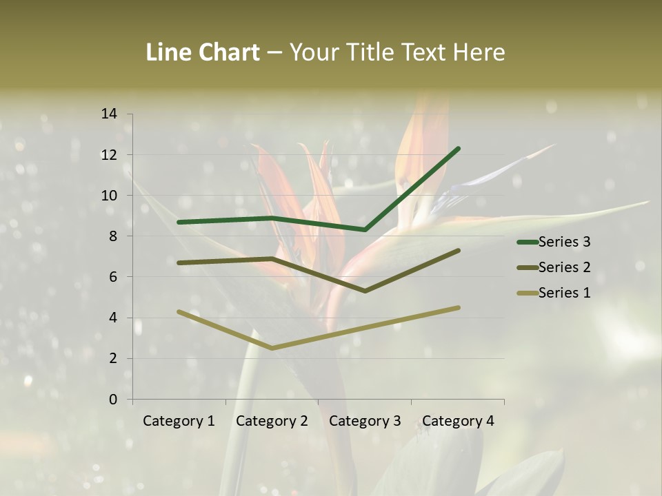 Intense Paradise Drops PowerPoint Template