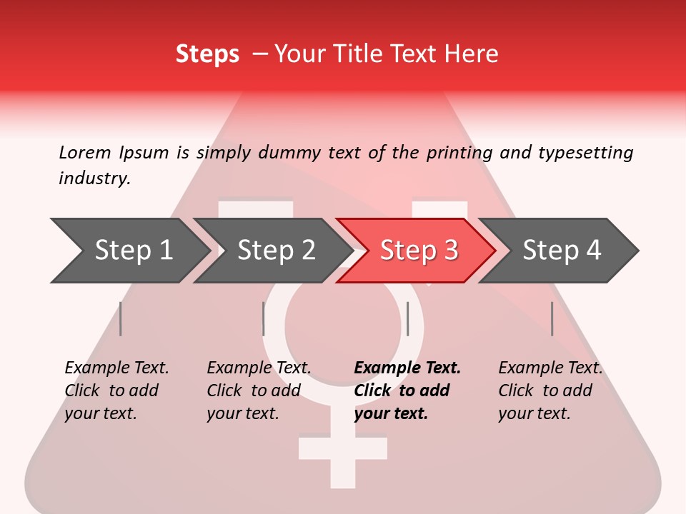 Concept Accident Female PowerPoint Template