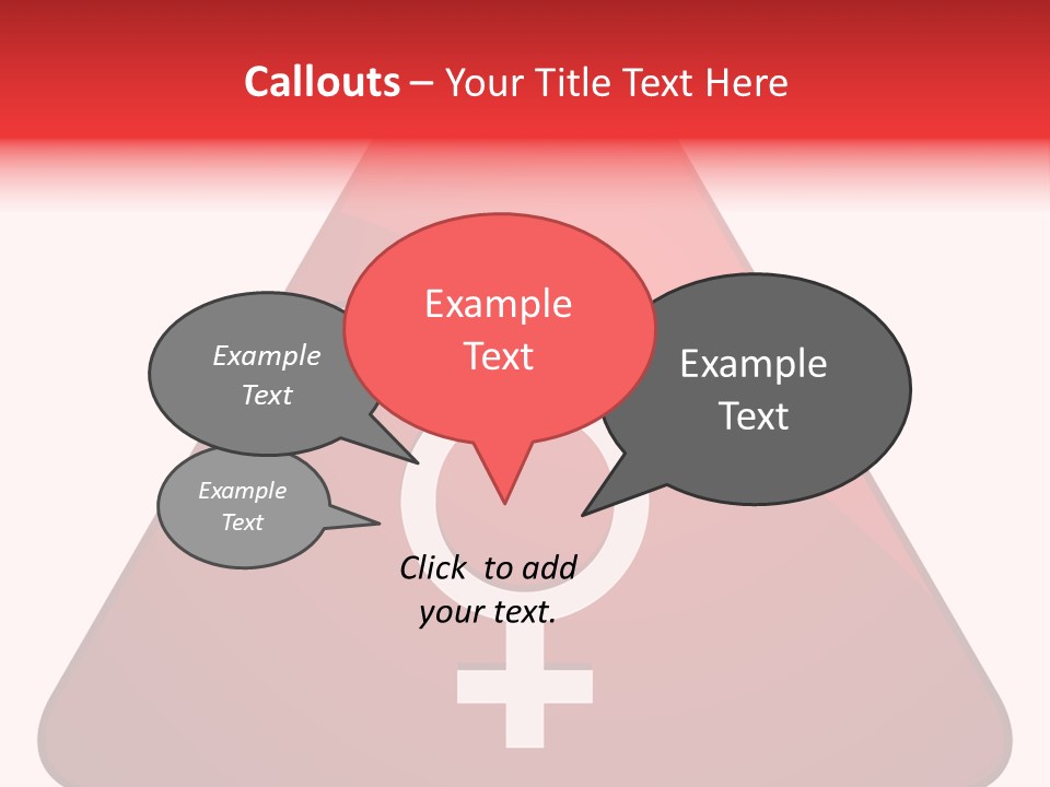 Concept Accident Female PowerPoint Template